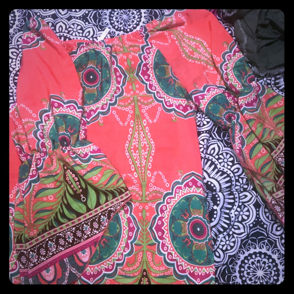 3/4 bell sleeve dress